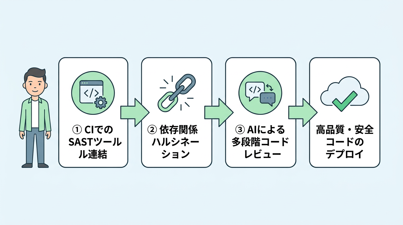 AI生成コードの品質を担保する自動化フロー3選