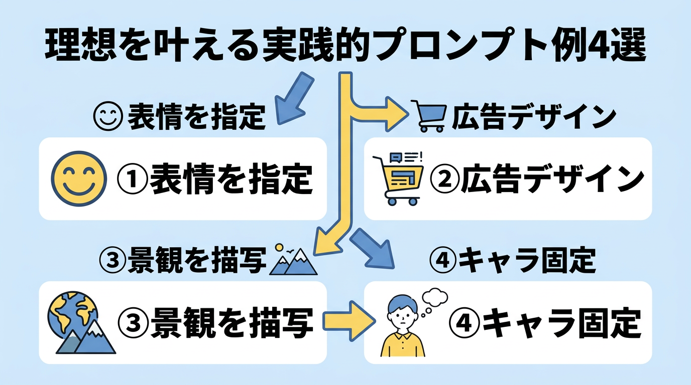 理想を叶える実践的プロンプト例4選