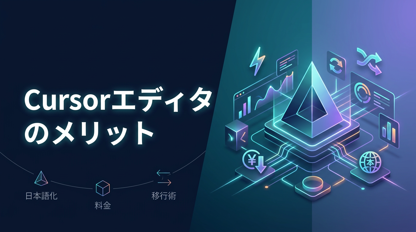 【2026年最新】Cursorエディタのメリット5選！日本語化・料金・移行術を完全網羅