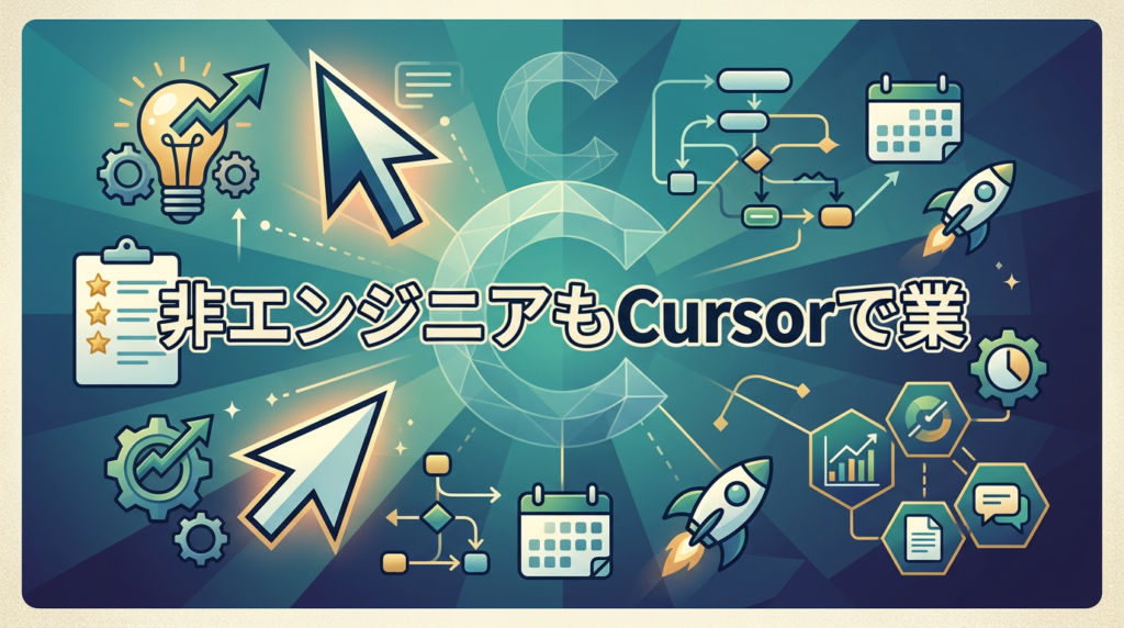 非エンジニアもCursorで業務効率化!未経験から使いこなす5つの理由と導入法