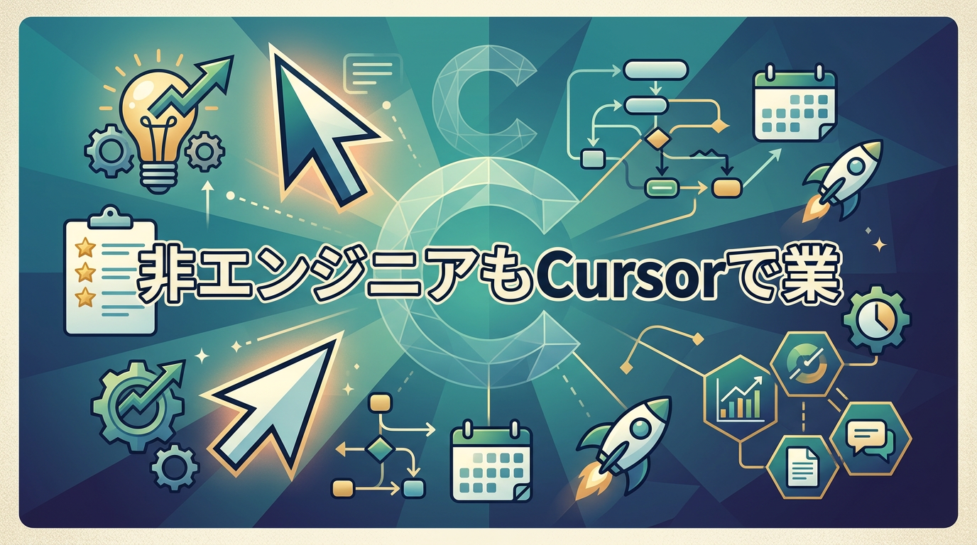 非エンジニアもCursorで業務効率化！未経験から使いこなす5つの理由と導入法