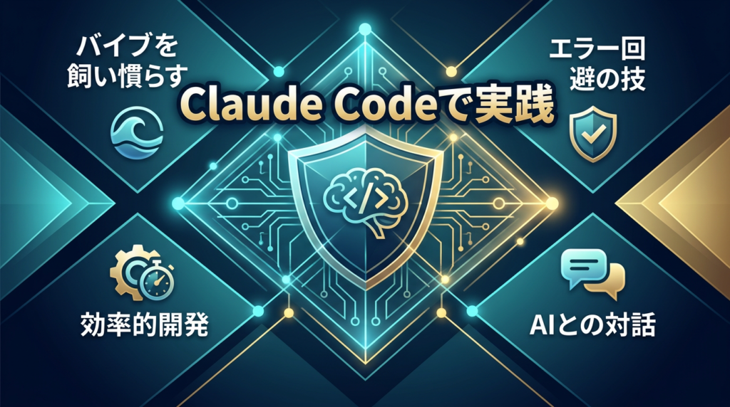 Claude Codeで実践！バイブコーディング活用法と開発の地獄を回避する4つの技