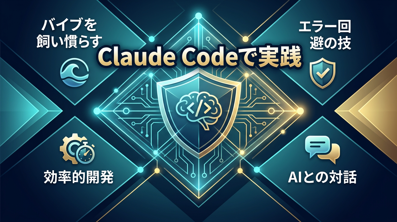 Claude Codeで実践！バイブコーディング活用法と開発の地獄を回避する4つの技