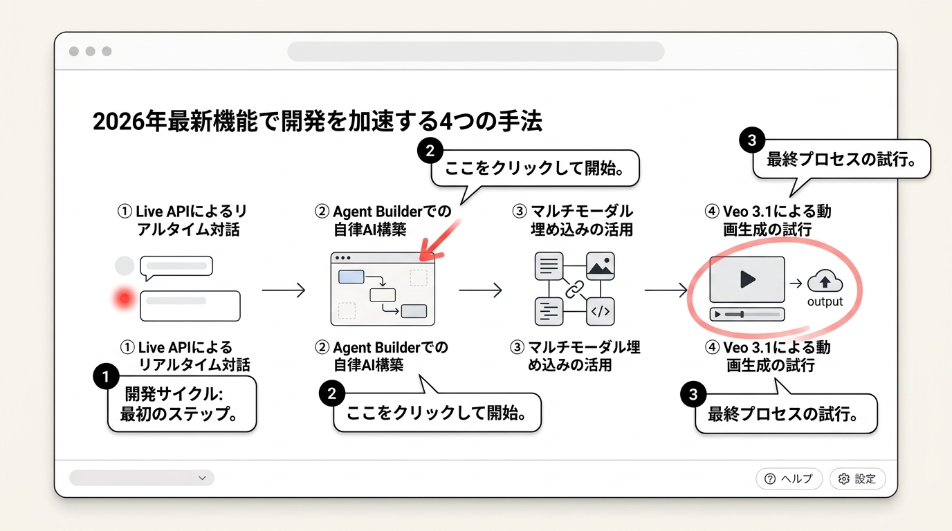 2026年最新機能で開発を加速する4つの手法