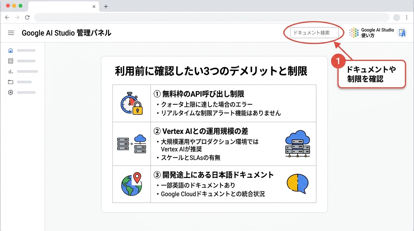 利用前に確認したい3つのデメリットと制限