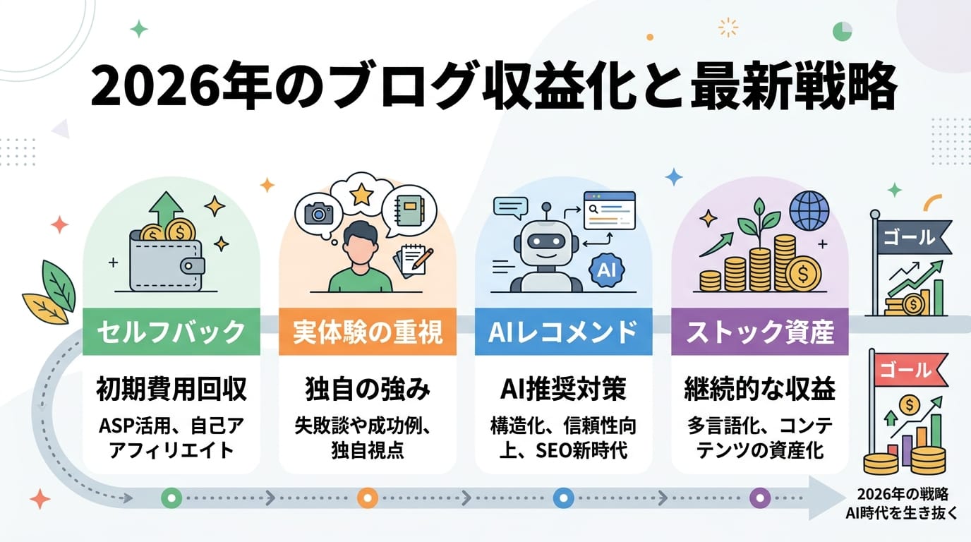 2026年のブログ収益化と最新戦略