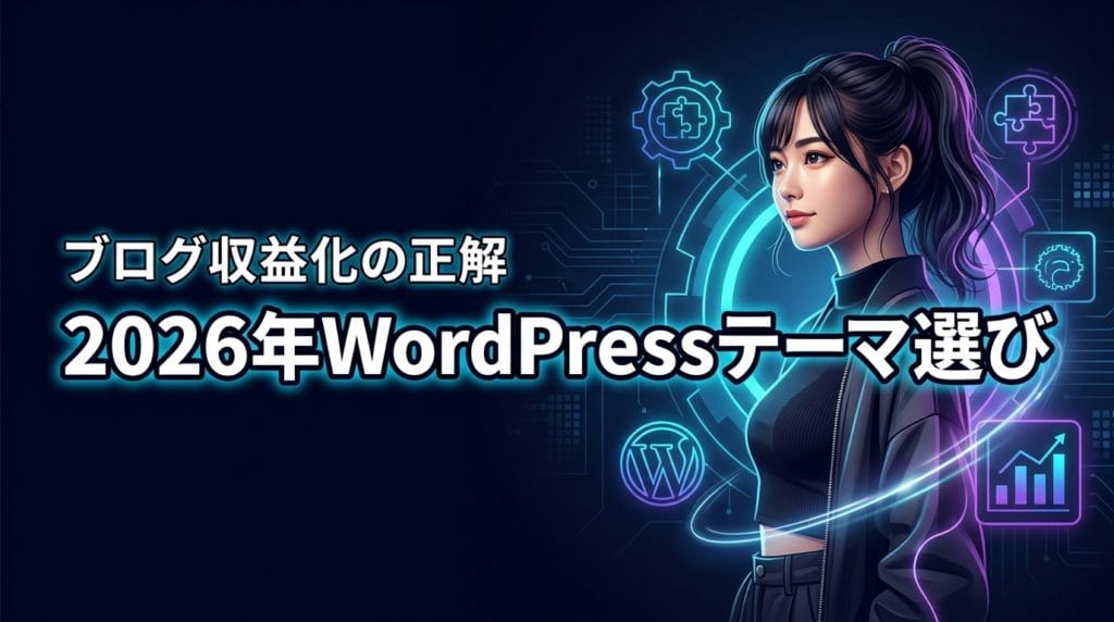 ブログや収益化で迷ったら?2026年版WordPressテーマ選び方の正解