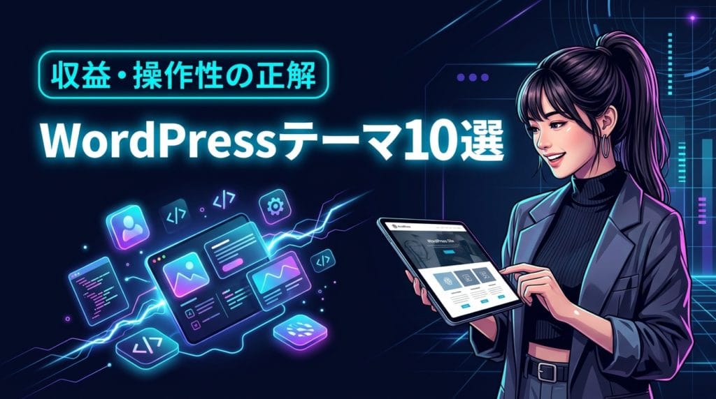【2026年】WordPressテーマおすすめ10選!収益と操作性で選ぶ正解
