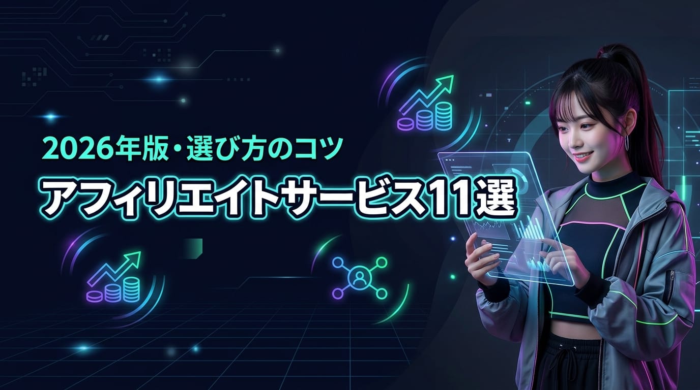 2026年最新のアフィリエイト サービス11選!初心者の選び方と稼ぐコツ