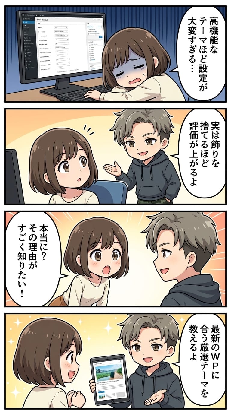 WordPressテーマ シンプル